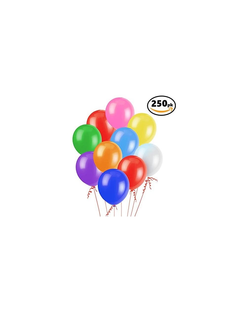 Balloons Assorted Color Party Balloons (250 Pcs) - Lets Party with a Pack of 12" Latex Balloons - Perfect for Kids Birthday P...