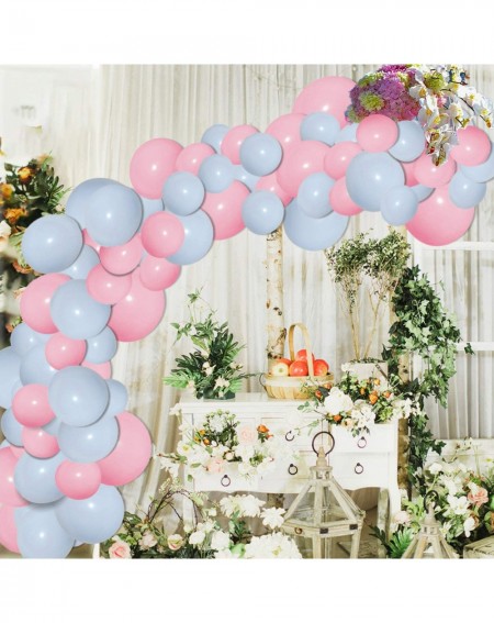 Balloons Blue Pink Balloons Garland Arch Kit- 16Ft Long Baby 110pcs Pink and Baby Blue Balloons for Gender Reveal Party- He o...
