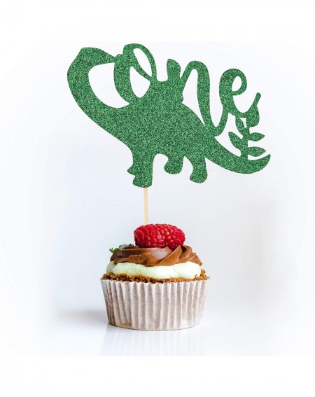 Cake & Cupcake Toppers Dinosaur Cake Topper First Birthday One Cake Topper Boy & Girl - Dinosaur-Shaped 1st Birthday Decorati...