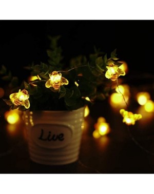 Outdoor String Lights USB Rechargeable Honey Bee LED Light String- Cute Novelty Animal Lamp for Bar Garden Yard Bedroom Indoo...