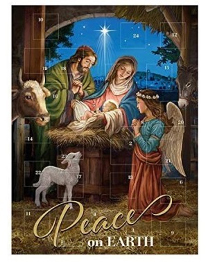 Advent Calendars Peace on Earth Advent Calendar - 12/pk - CQ19DG4D09X $69.42