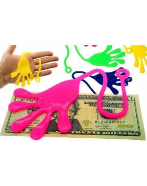 Party Favors Jumbo Giant Sticky Hand for Kids Stretchy Snap Toys (Pack of 4) Great Sticky Hands Party Favors Birthday Toy Sup...
