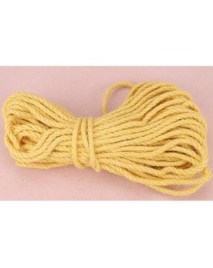 Outdoor String Lights 66 Feet Jute Twine 5mm String Rope Cord for Crafts DIY Decoration Gift Wrapping Cat Scratch Post (Yello...
