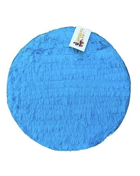Piñatas 16" Round Blank Pinata Bright Blue Color Great to Create Your Own Pinata - CI18L97EO0A $20.19