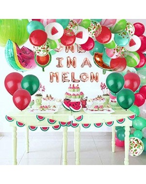 Balloons Fruit Balloon Arch Garland Kit-Red Watermelon Agate Pattern Latex Balloon-Fruity Birthday Baby Shower Decorations fo...
