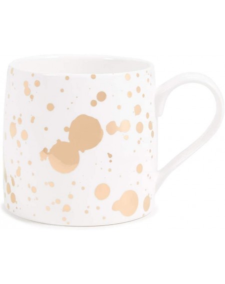 Tableware Slant Collections 20-Ounce Coffee Mug- Gold Splatter - Gold Splatter - CO18MHGWCIW $33.72