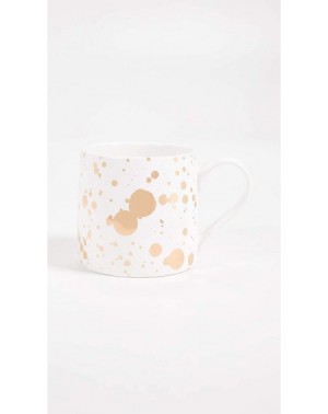Tableware Slant Collections 20-Ounce Coffee Mug- Gold Splatter - Gold Splatter - CO18MHGWCIW $35.31