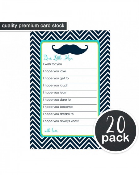 Party Games & Activities Mustache Wish for Baby Shower Game (20 Pack) Advice and Best Wishes - Wishing Well Cards - Birthday ...