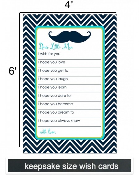Party Games & Activities Mustache Wish for Baby Shower Game (20 Pack) Advice and Best Wishes - Wishing Well Cards - Birthday ...
