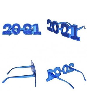 Photobooth Props 4PCS 2021 Plastic Glasses Happy New Year's Eve Glasses Graduation 2021 Class Of 2021 Party Photo Prop Suppli...