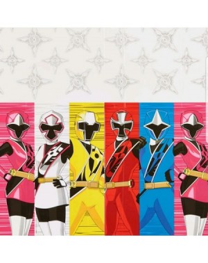 Tablecovers Power Rangers Ninja Steel Plastic Table Cover- Multicolor - CQ18E0AQCO7 $7.79