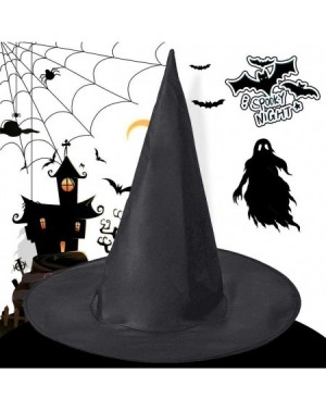Party Hats 1/10 PCS Halloween Costume Witch Hat Cap Witch Costume Accessory for Witch Theme Decoration or Halloween Christmas...