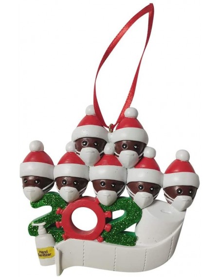 Ornaments 2020 Christmas Holiday Decorations New Personalized Survived Family Ornament - B-7 - CV19IT8R57W $9.32
