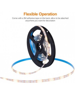 Outdoor String Lights Solar Strip Light- LED String Light Outdoor Waterproof Flexible LED Ribbon 9.8ft/3M 90 LED Mood Rope Li...