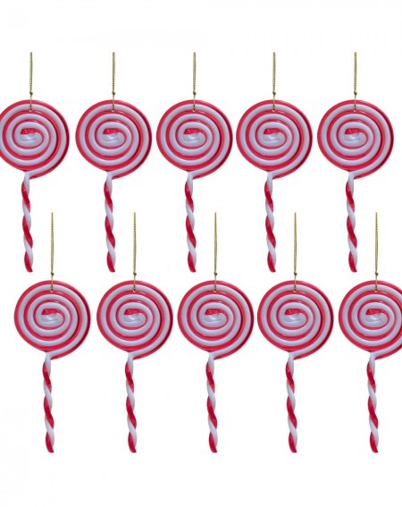 Ornaments Christmas Lollipop Ornament Christmas Tree Ornament for Christmas Decorations (10) - CL18AQCECMX $12.55