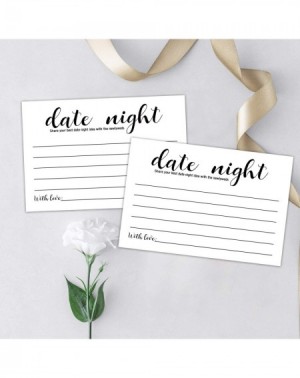 Party Games & Activities 50 Date Night Ideas Cards- Advice and Wishes Cards for Bridal Shower- Wedding- Bride and Groom- Bach...