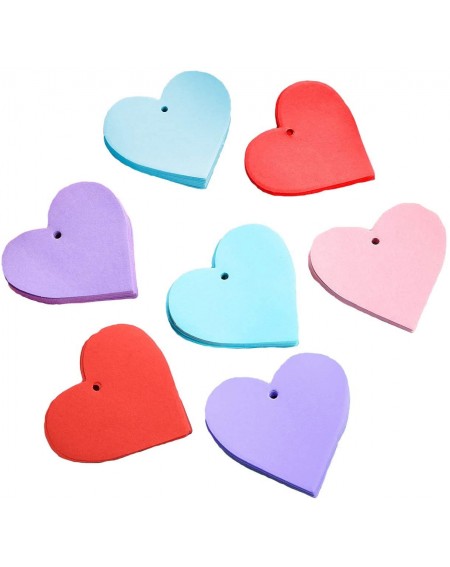 Favors 400 Pieces Heart Shape Paper Cutouts 2.75 Inch Valentine Heart Confetti Thin Blank Paper Tags for Valentine's Day Part...