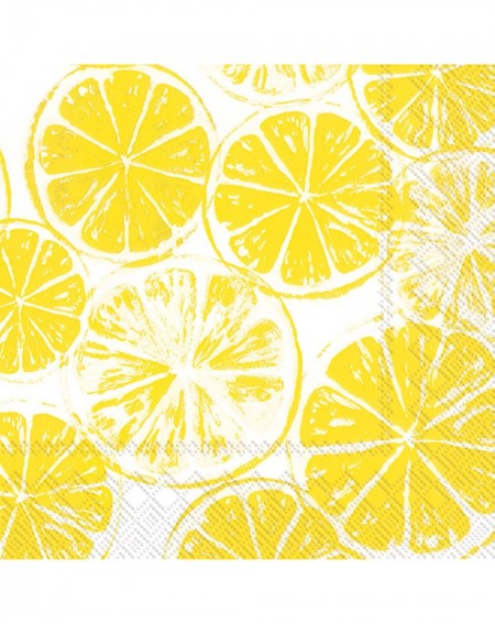 20 Count Lemon Bar Paper Luncheon Napkins - Lemon Bar - C112DQ3MU39