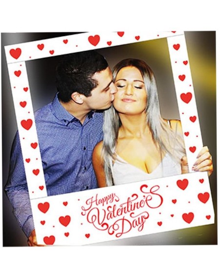 Photobooth Props Valentine's Day Party Frame Photo Prop- 35 X 30 inches (Happy Valentine's Day) - CS189YL9SGX $16.55
