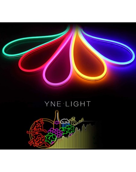 Rope Lights LED Neon Strip Light IP65 Waterproof LED Rope Light for Indoor & Outdoor Decoration- Upgraded Silicone Strip Ligh...