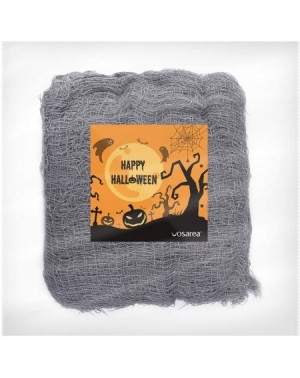 Bows & Ribbons 3PCS Halloween Creepy Gauze Cloth Scary Gauze for Halloween Party Doorway Window Decor 0.76x1.83m (Grey) - CF1...