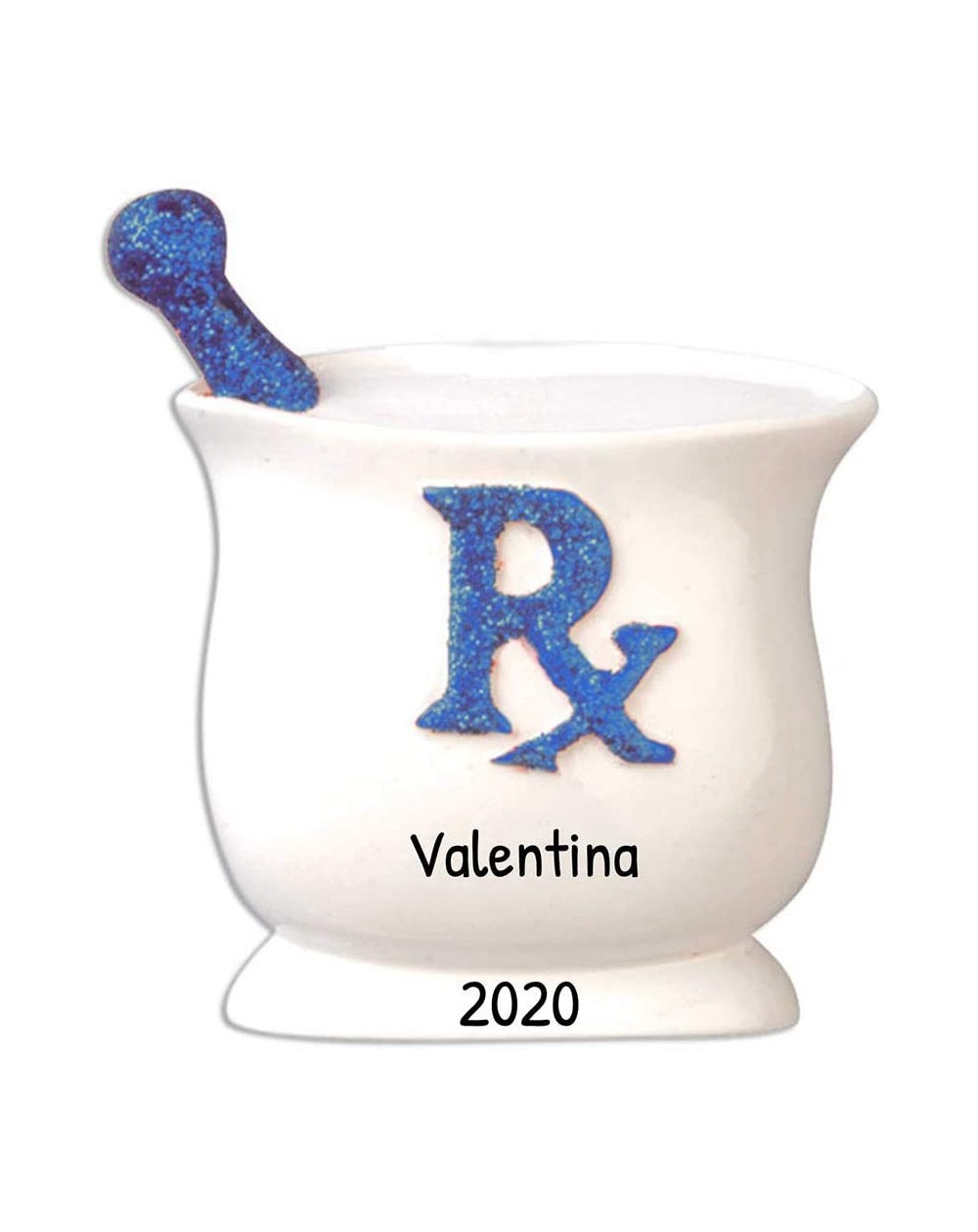 Ornaments Personalized Blue Pharmacist Christmas Tree Ornament 2020 - Medicine Mixing Bowl Rx Pharmacologist Chemist Science ...