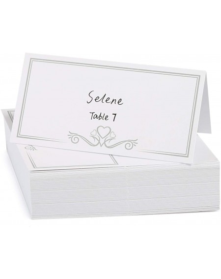 Place Cards & Place Card Holders 100 PCS Table Name Place Cards Small Tent Cards - Perfect for Weddings- Banquets- Events- 2 ...