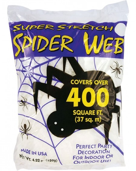 Party Favors Super Stretch Spider Web - 400 Square Ft Standard - C2114R002N1 $7.58