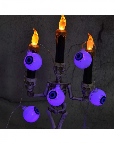 Indoor String Lights Halloween Decorations String Lights- 30 LED Waterproof Cute Eyeball LED Holiday Lights for Outdoor Decor...