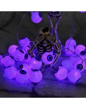 Indoor String Lights Halloween Decorations String Lights- 30 LED Waterproof Cute Eyeball LED Holiday Lights for Outdoor Decor...