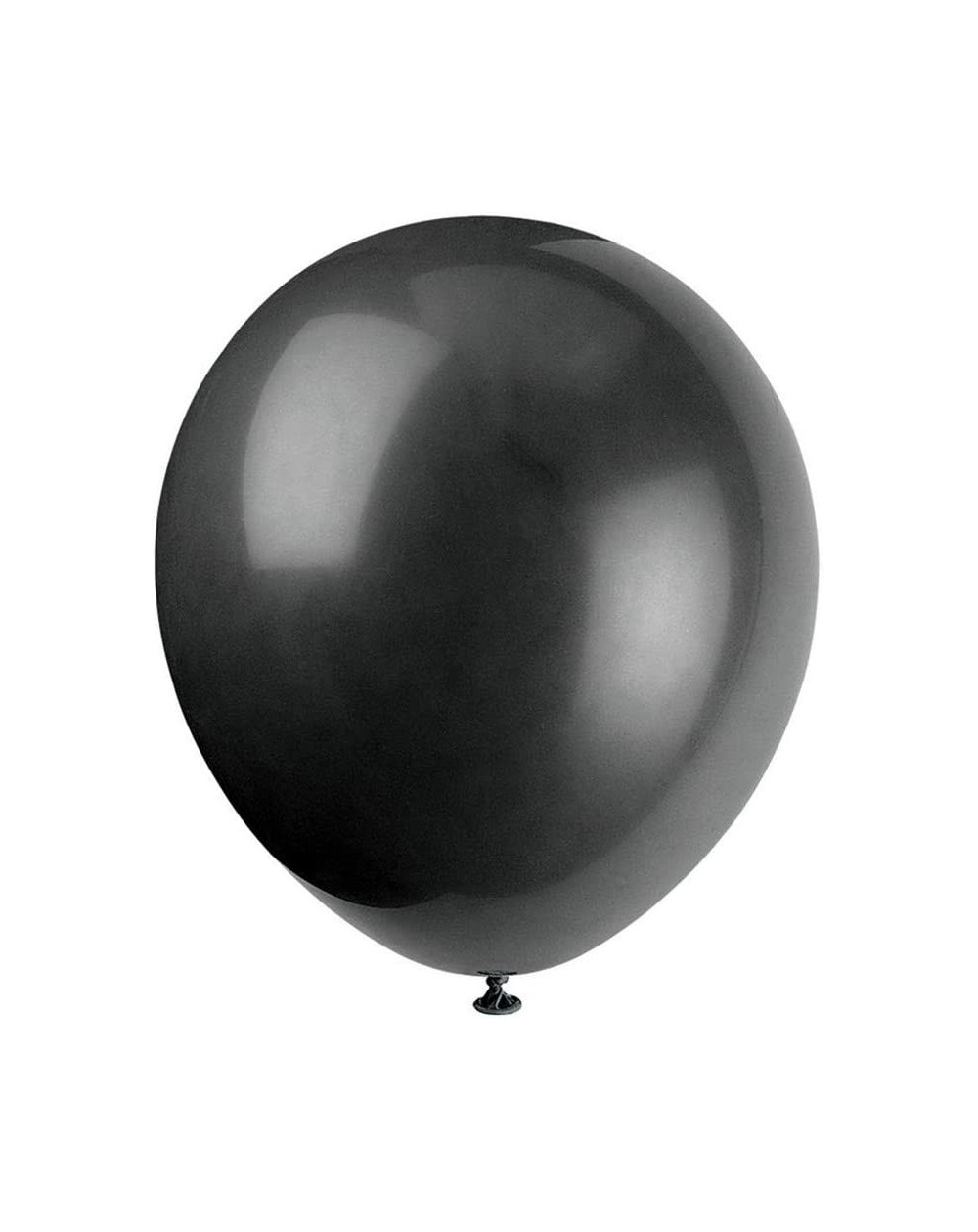 Balloons Black Latex Balloons 100 Pcs for Party Wedding Theme Decoration Arch Supplies- 10 Inch - Black - CZ18ADUD9UC $11.07