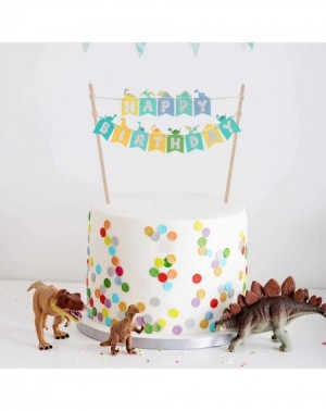 Cake & Cupcake Toppers Dinosaur Happy Birthday Cake Bunting Banner Topper - Perfect for Baby Shower Kids Birthday Party Gift ...