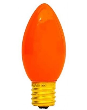 Indoor String Lights C-9 Orange Light Bulbs - CY1874DK6D2 $14.93
