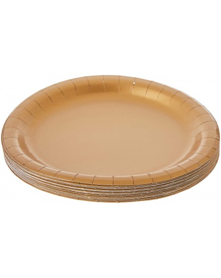 Tableware Touch of Color 24 Count Paper Lunch Plates- Glittering Gold - CP1129BGVE9 $17.04