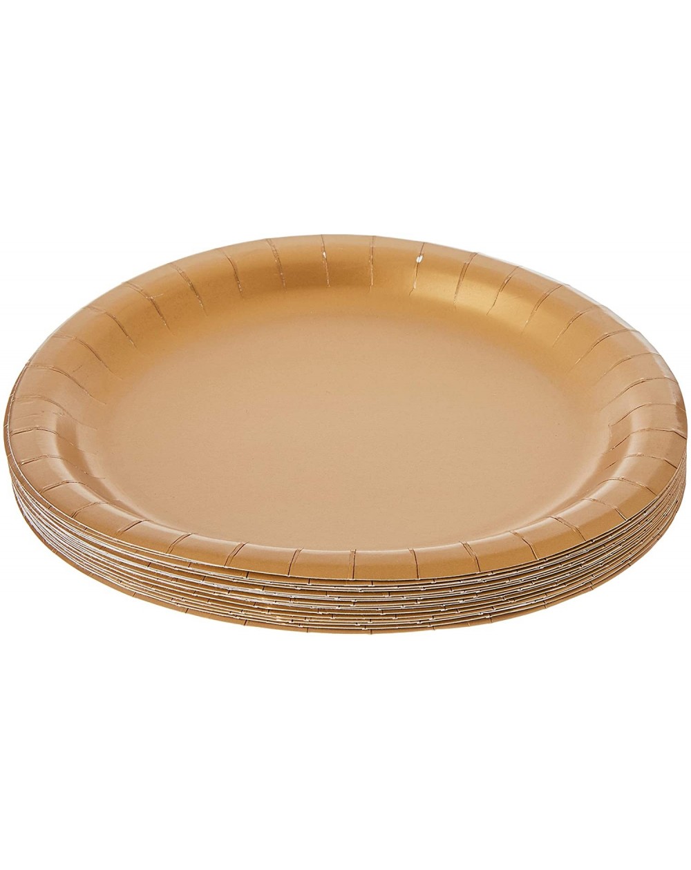 Tableware Touch of Color 24 Count Paper Lunch Plates- Glittering Gold - CP1129BGVE9 $8.98