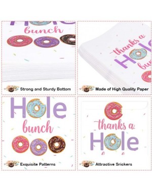 Party Favors 50 PCS Donut Candy Bags Thanks A Hole Bunch Stickers Donut Grow Up Party Decoration- Donut Birthday Goodie Bags ...
