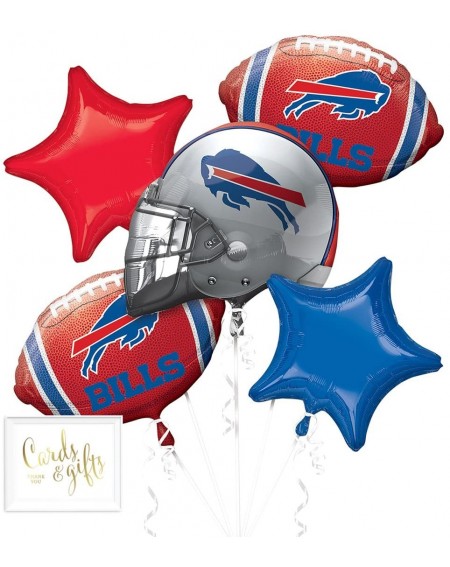 Balloons Balloon Bouquet Party Kit with Gold Cards & Gifts Sign- Bills Football Themed Foil Mylar Balloon Decorations- 1-Set ...
