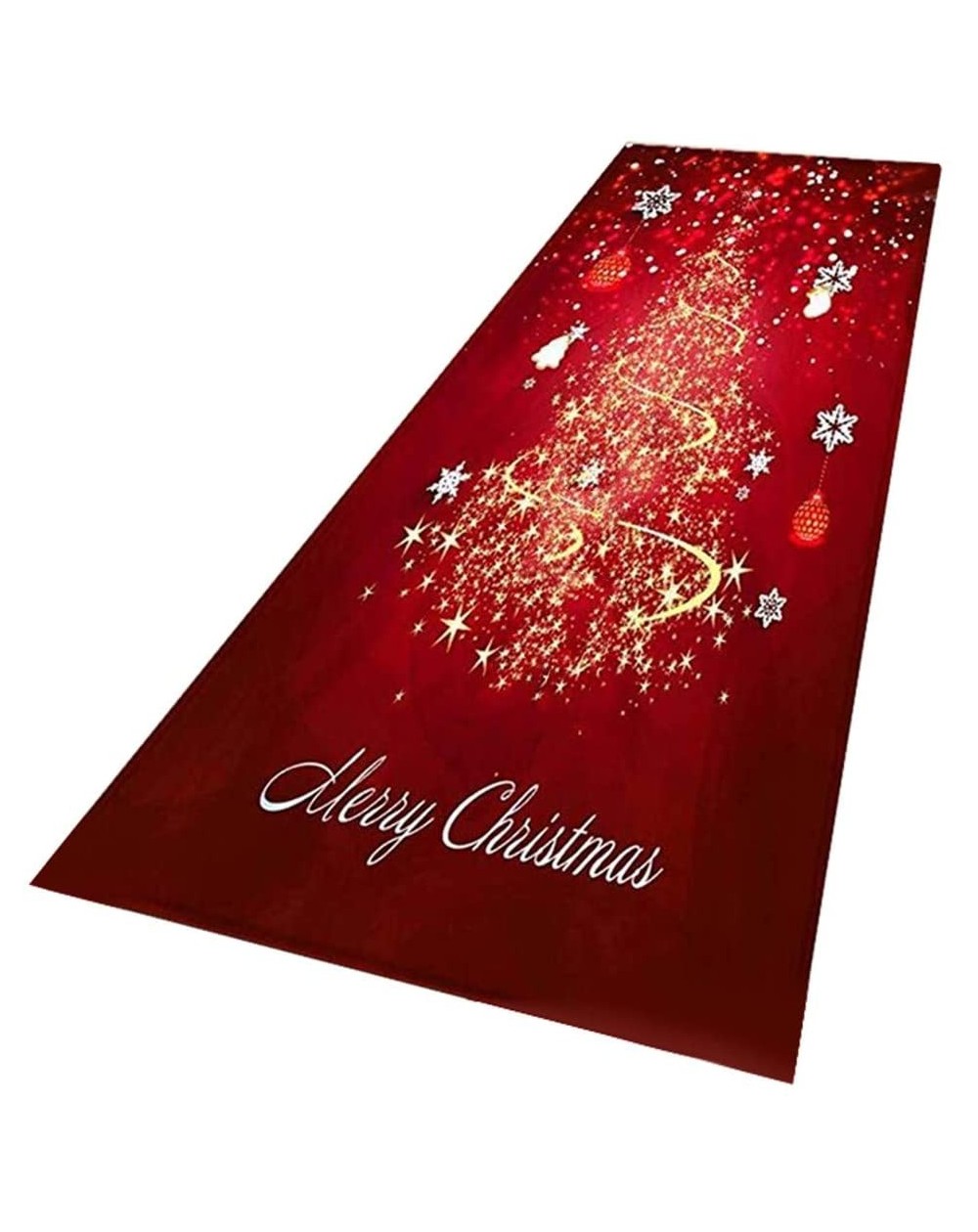 Swags Gift Christmas Carpet Kitchen Doorway Bathroom Floor Carpet Floor Mat Print- Christmas Ornaments Advent Calendar Pillow...