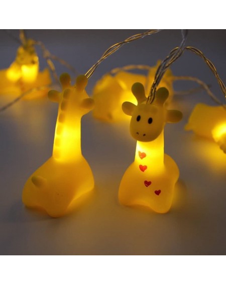 Indoor String Lights 1.5M 10 LED Giraffe String Lights Battery Operated LED Fairy Fantastic Lights for Bedroom Baby Room Chil...
