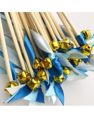 Party Favors 50 Pack Ribbon Wands Wedding Streamers with Bells- Silk Fairy Stick Wand Party Favors for Party Activities Brida...