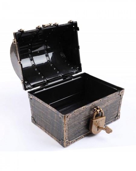 Party Favors Kids Pirate Treasure Chest with and Without Accessories.（Bronze Silver） - Bronze(chest Only) - CE19CD33XMU $12.80