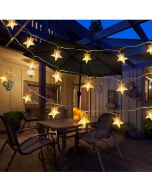 Outdoor String Lights Twinkle Lights Star String Holiday Light 100 LED 33 FT Plug in for Wedding- Party- Living Room- Garden ...