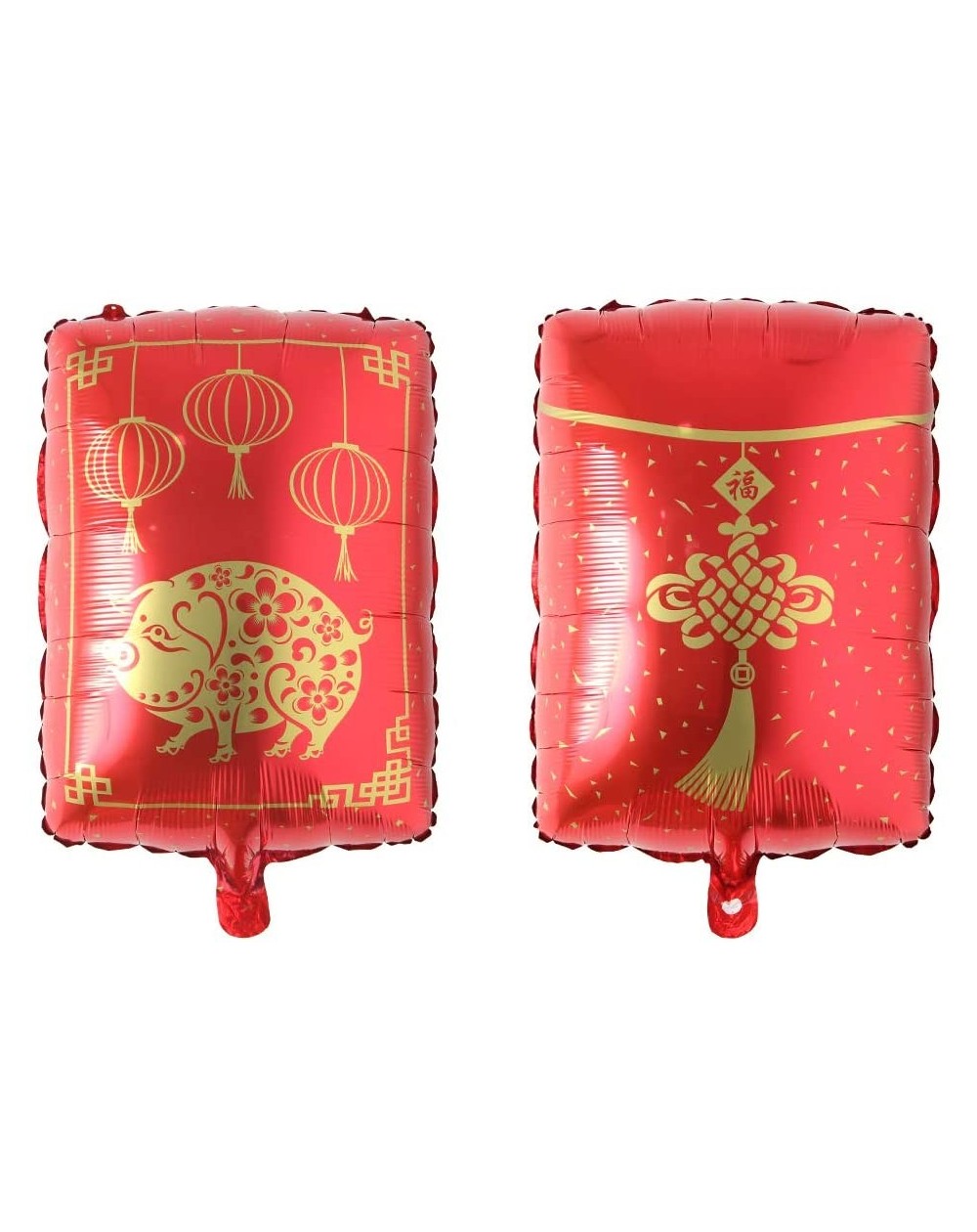 Balloons 2020 Chinese red Bag Happy New Year Firecracker red Envelope Helium Balloons Party Decoration Foil Balloons Party Su...