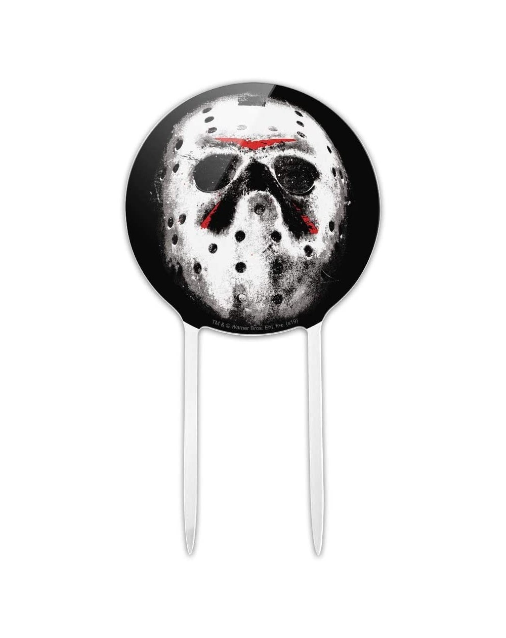 Cake & Cupcake Toppers Acrylic Friday The 13th Jason Mask Cake Topper Party Decoration for Wedding Anniversary Birthday Gradu...