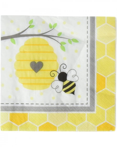 Bumblebee Baby Napkins- 6.5"- Multi-color - CF18Q944ONW