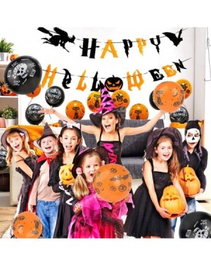 Balloons Halloween Balloons 100 pcs- Halloween Decoration Latex Balloons 12 inch- Premium Five-Sided Printed for Halloween Pa...