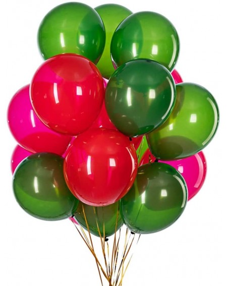 Balloons 12 inch Red and Green Balloons Quality Green and Red Balloons Premium Latex Balloons Helium Balloons Party Decoratio...