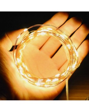 Outdoor String Lights 2 Pack 12 Meters 100 LED Solar Copper Wire Fairy String Lights Outdoor Waterproof Tree Party Decorative...