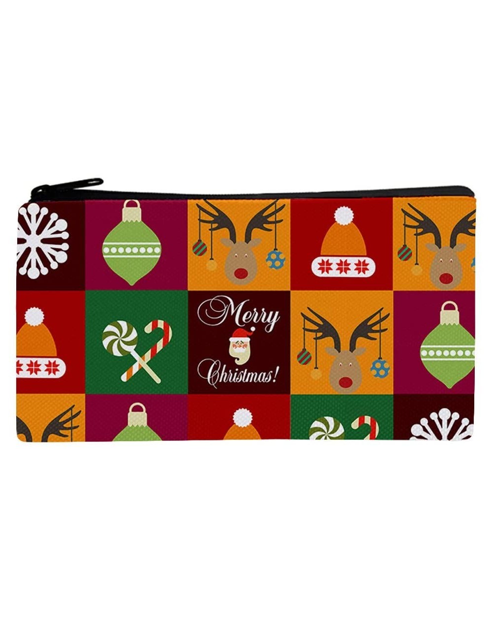 Swags Christmas Students Fashion Leisure Pencil Case Storage Makeup Bags Coin Purse- Christmas Ornaments Advent Calendar Pill...