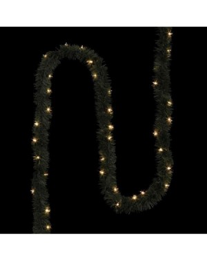 Garlands 50 ft. Pre-lit Artificial Christmas Roping Garland with 200 Incandescent Clear Lights - CF1926ZKM98 $26.95